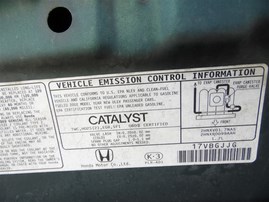 2002 Honda Civic EX Green Sedan 1.7L Vtec AT #A24925